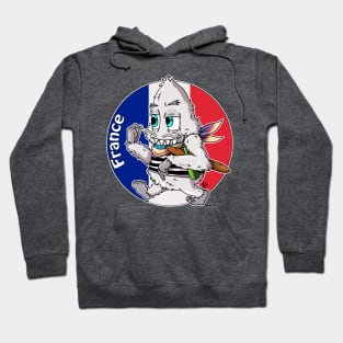 Are we there YETI? France Hoodie